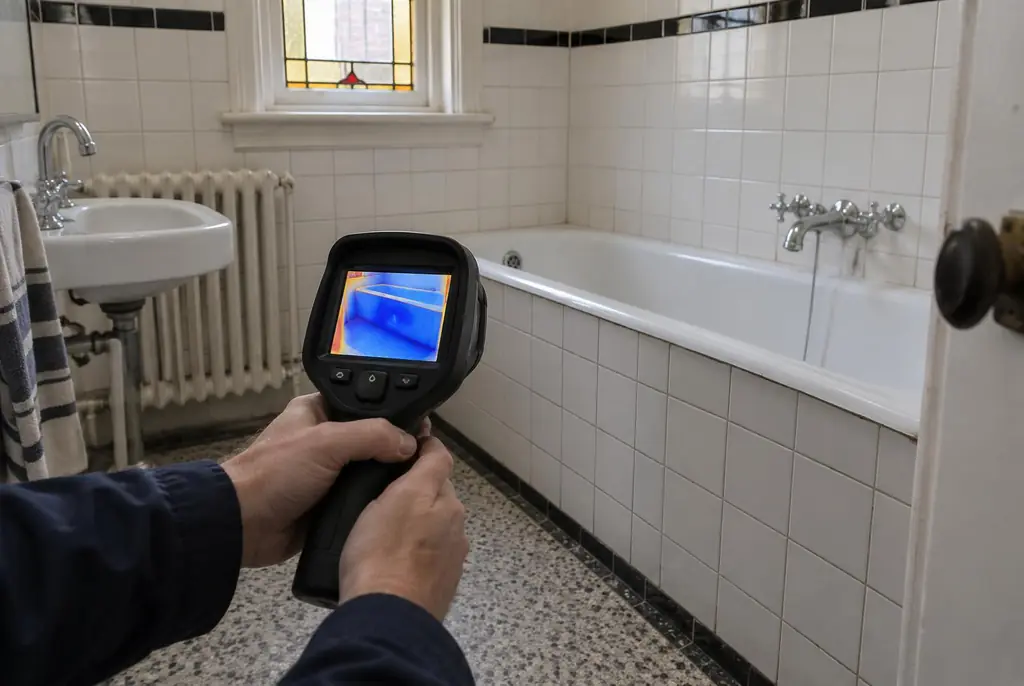Lekdetectie Stolwijk – onderzoek in een badkamer van een oudere woning